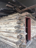 Ben Snipes' cabin - directly across the street from the museum