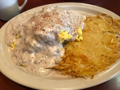 The "Ultimate Farmer's Breakfast" at Bon Vino's. SO good! I made two meals out of it!