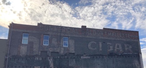 Love the old advertising on the downtown brick buildings