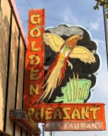 Great old neon sign in downtown Sunnyside