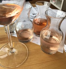 Great wine pairings on the menu - I opted for the Rose flight