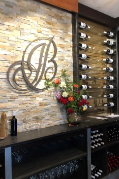 The tasting room at J. Bell is well-appointed and relaxing