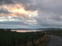 A beautiful morning drive on Orkney