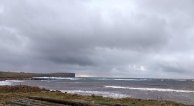 Looking at to sea from Birsay