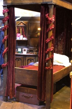 The Gryffindor boys dorm - Harry Potter's spot!