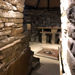 Interior of the replica home