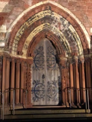 Beautiful doors at the cathedral