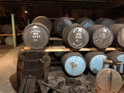 The glorious storage room at Talisker. Some of the barrels don't make it...