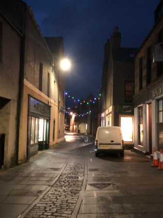 Lonely, but cheerful streets of Stromness