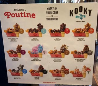 Kooky up your cone or your POUTINE!